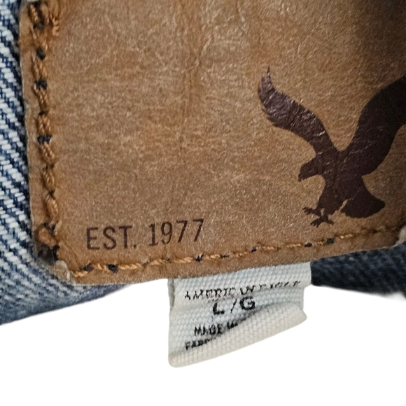 Handpainted Steampunk Dog On A Denim Jean Jacket - Picture 4 of 5